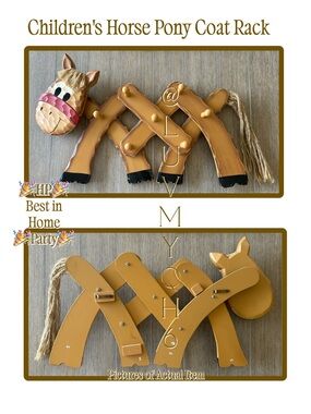 Children's Pony Coat Rack🎉HP 4/13🎉